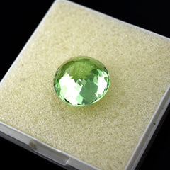 Bluish Green Sapphire 18.40 Carat Round Cut Natural Loose Gemstone CERTIFIED