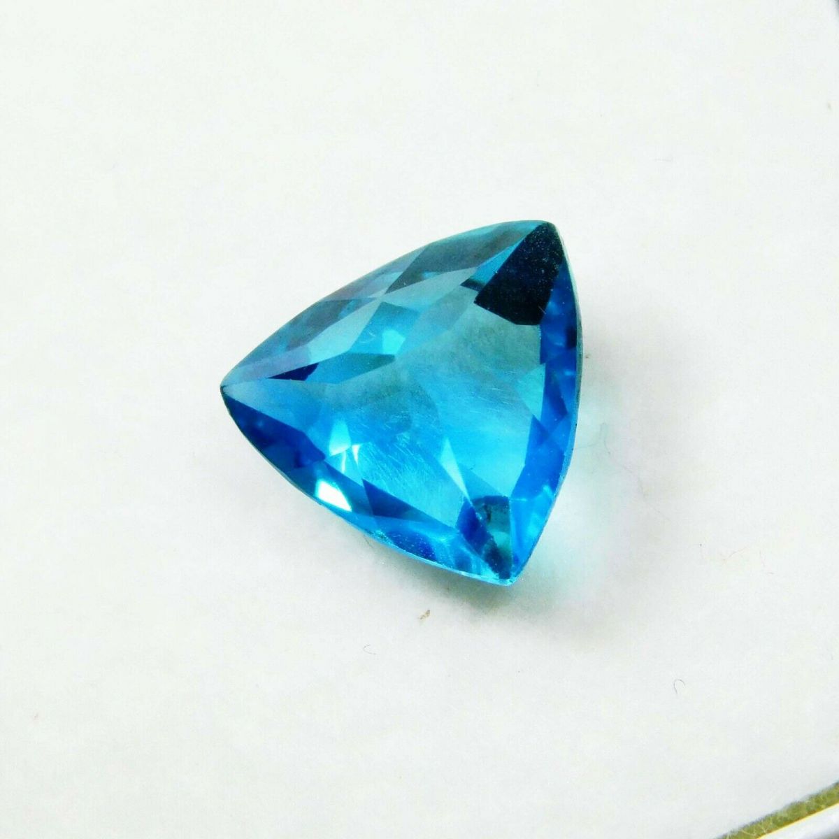 2 Ct Natural Montana Sapphire Trillion Cut Certified Loose Gemstone Royal Color