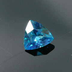 2 Ct Natural Montana Sapphire Trillion Cut Certified Loose Gemstone Royal Color