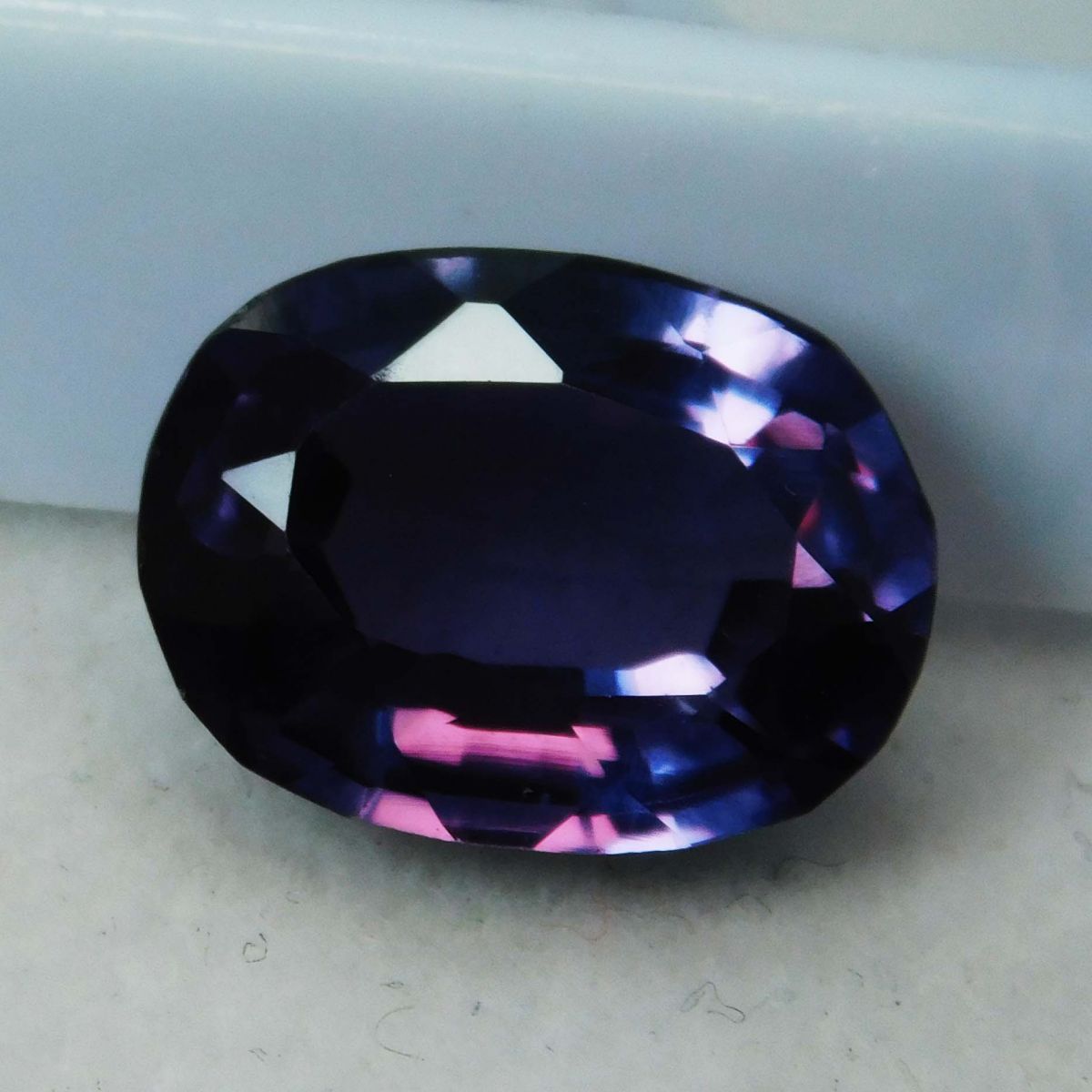 7.40 Ct Natural Color Change Alexandrite Loose Gemstones CERTIFIED Oval Cut