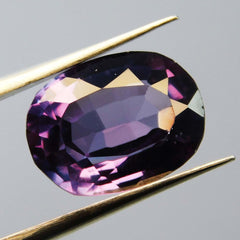 7.40 Ct Natural Color Change Alexandrite Loose Gemstones CERTIFIED Oval Cut