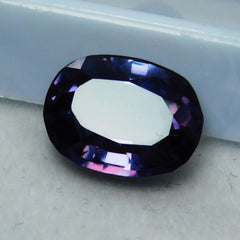 7.40 Ct Natural Color Change Alexandrite Loose Gemstones CERTIFIED Oval Cut