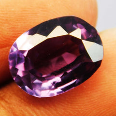 7.40 Ct Natural Color Change Alexandrite Loose Gemstones CERTIFIED Oval Cut