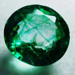 Emerald Round Cut Green Colombian Best Loose Gemstone 5.40 Ct Natural CERTIFIED