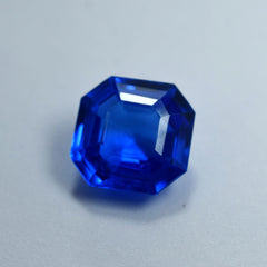 10.25 Ct Natural Ceylon Sapphire Blue SQUARE CERTIFIED Necklaces Loose Gemstone