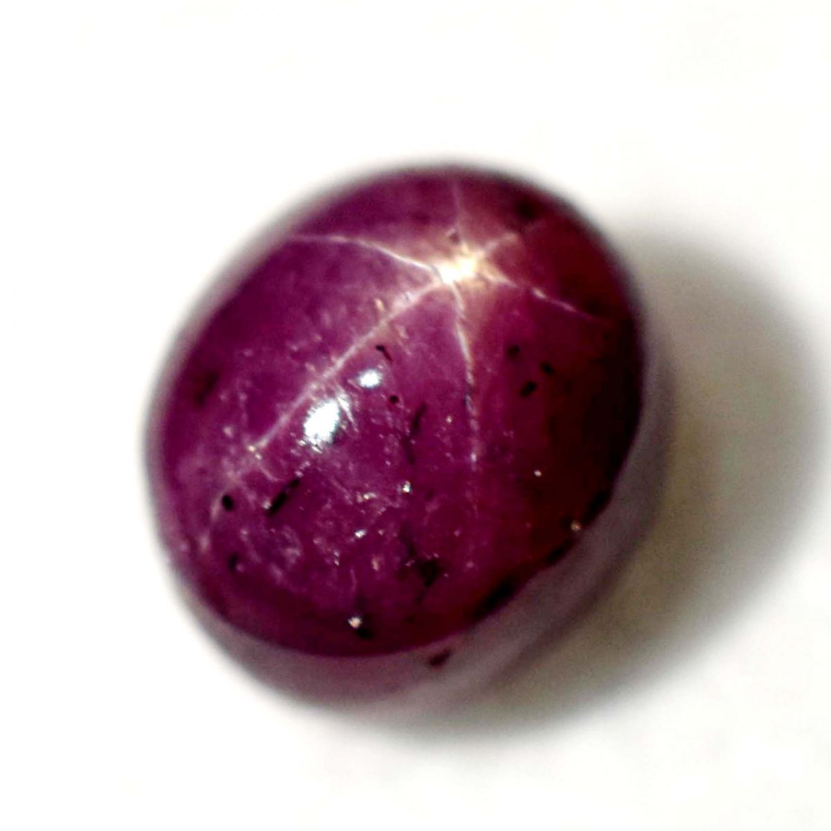 6.50 Ct Natural Red Star Ruby Loose Gemstone CERTIFIED Oval  Shape AA++ Quality