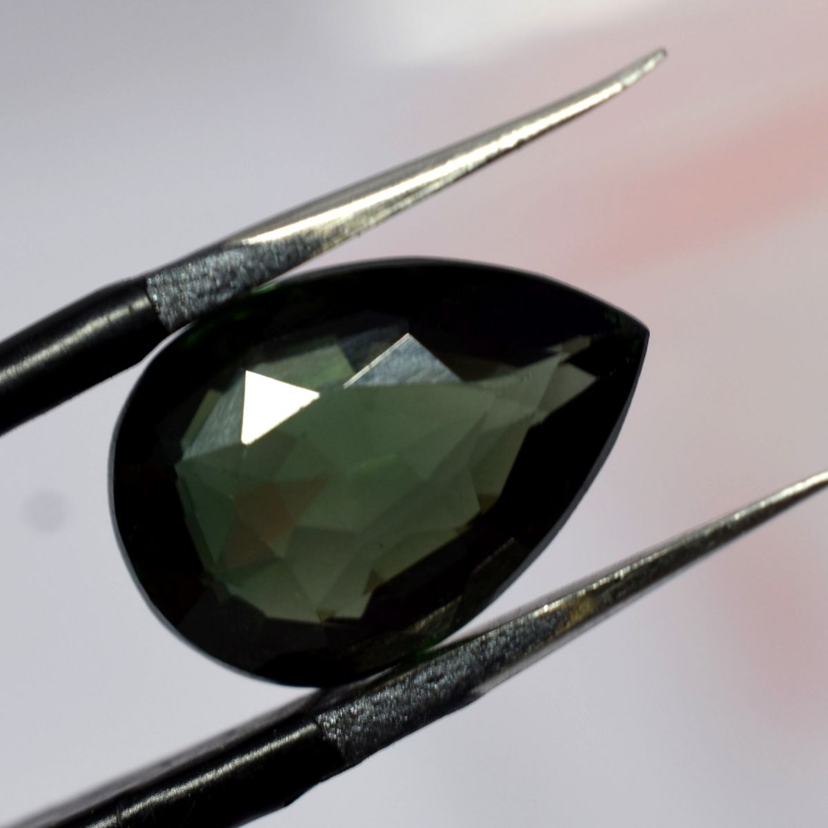 Grandidierite Natural Deep Green Pear Cut 6.85 Ct CERTIFIED Loose Gemstone