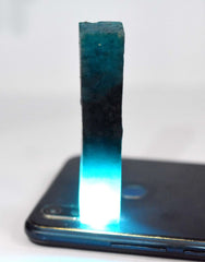 220.75 Ct Aquamarine Blue Natural Untreated Uncut Rough CERTIFIED Loose Gemstone