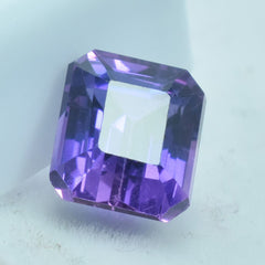 3.75 Ct Purple Tanzanite Natural Emerald Shape CERTIFIED Loose Gemstone