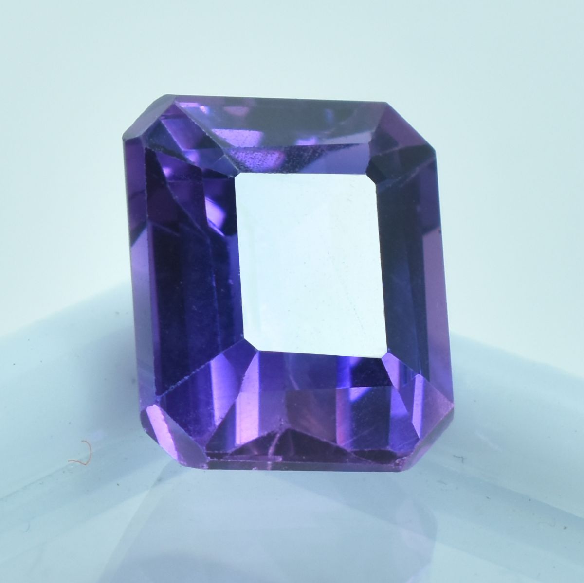 3.75 Ct Purple Tanzanite Natural Emerald Shape CERTIFIED Loose Gemstone