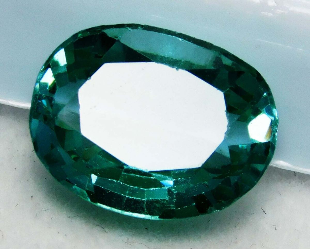 5 Ct Natural CERTIFIED Bluish Green Oval Shape Teal Sapphire Loose Gemstone