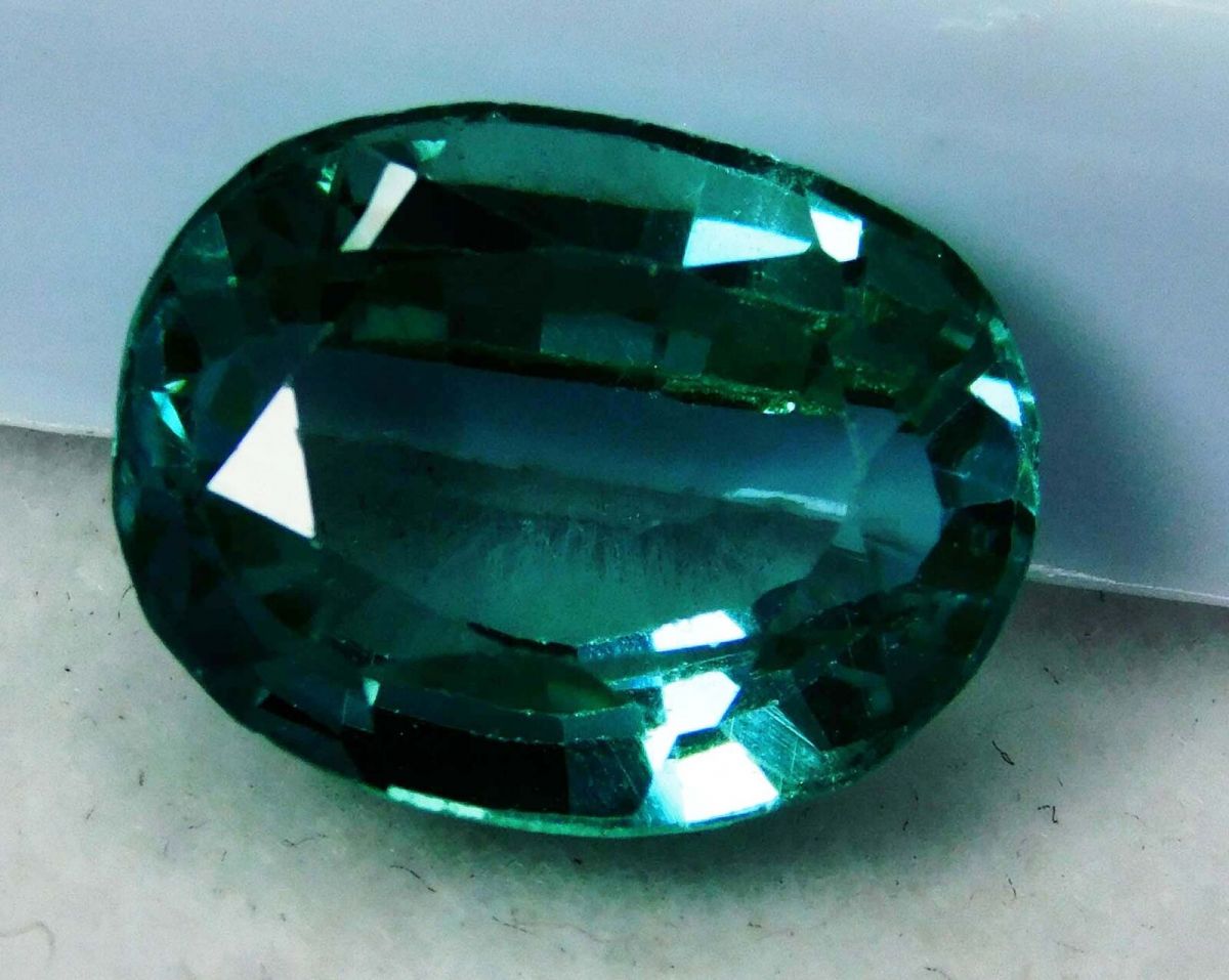 5 Ct Natural CERTIFIED Bluish Green Oval Shape Teal Sapphire Loose Gemstone