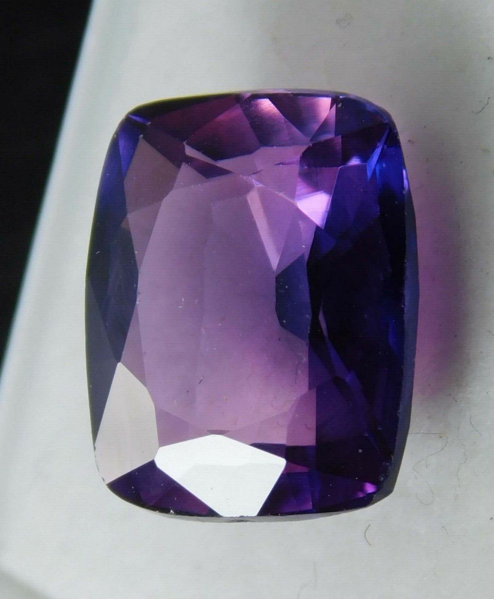 10 Ct Natural Purple Tanzanite Loose Gemstone Cushion Shape CERTIFIED