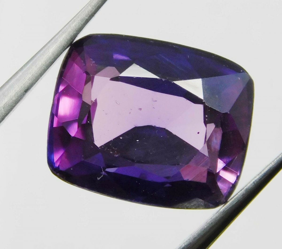 10 Ct Natural Purple Tanzanite Loose Gemstone Cushion Shape CERTIFIED