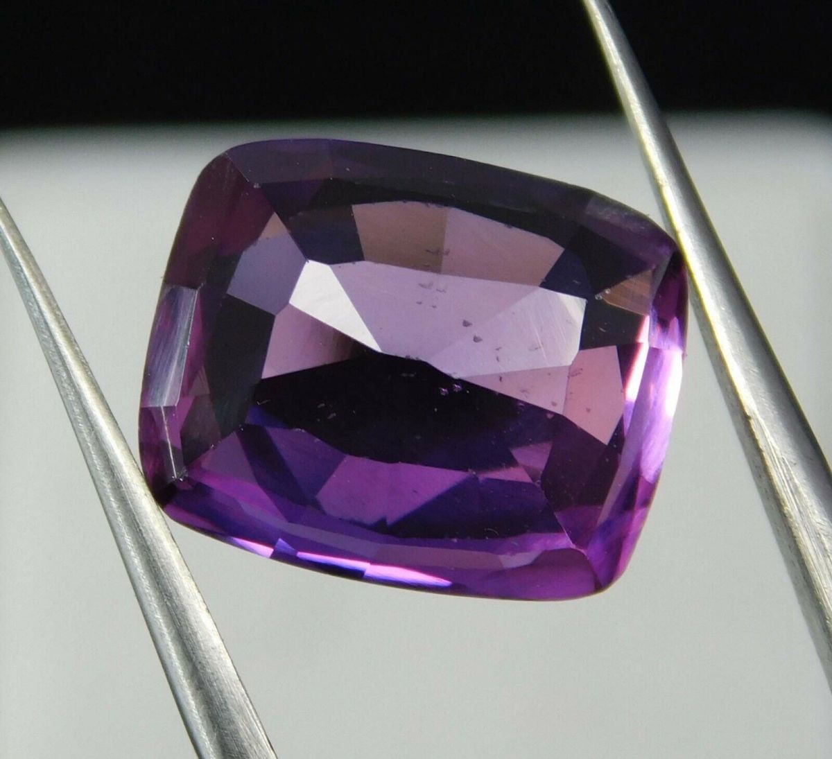 10 Ct Natural Purple Tanzanite Loose Gemstone Cushion Shape CERTIFIED