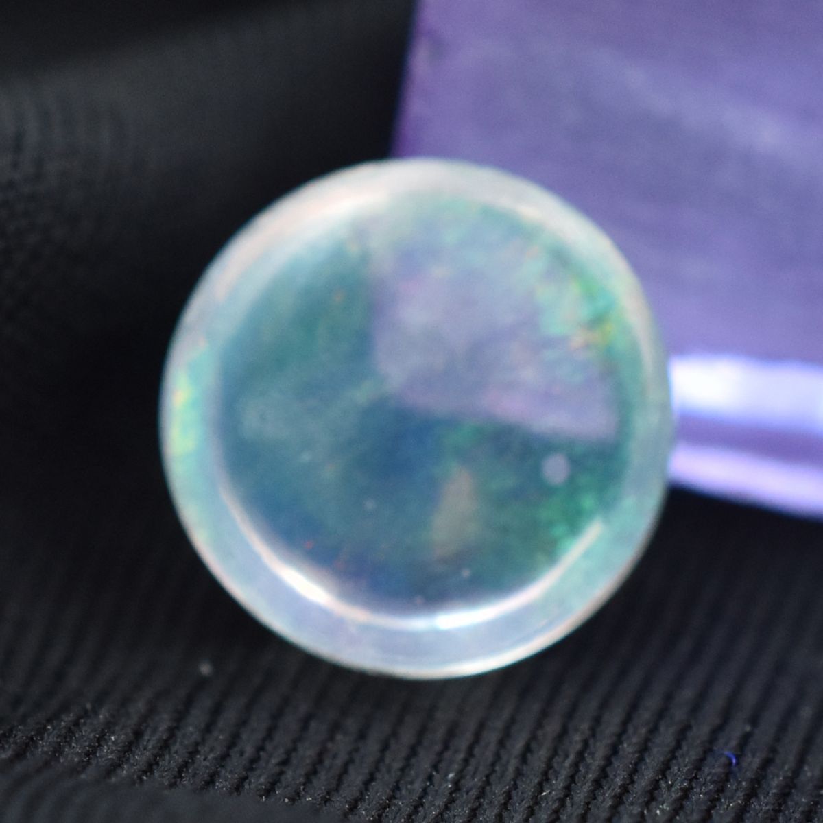 3.55 Ct Multi-Color Opal Loose Gemstone CERTIFIED Natural Round Shape Ring Size