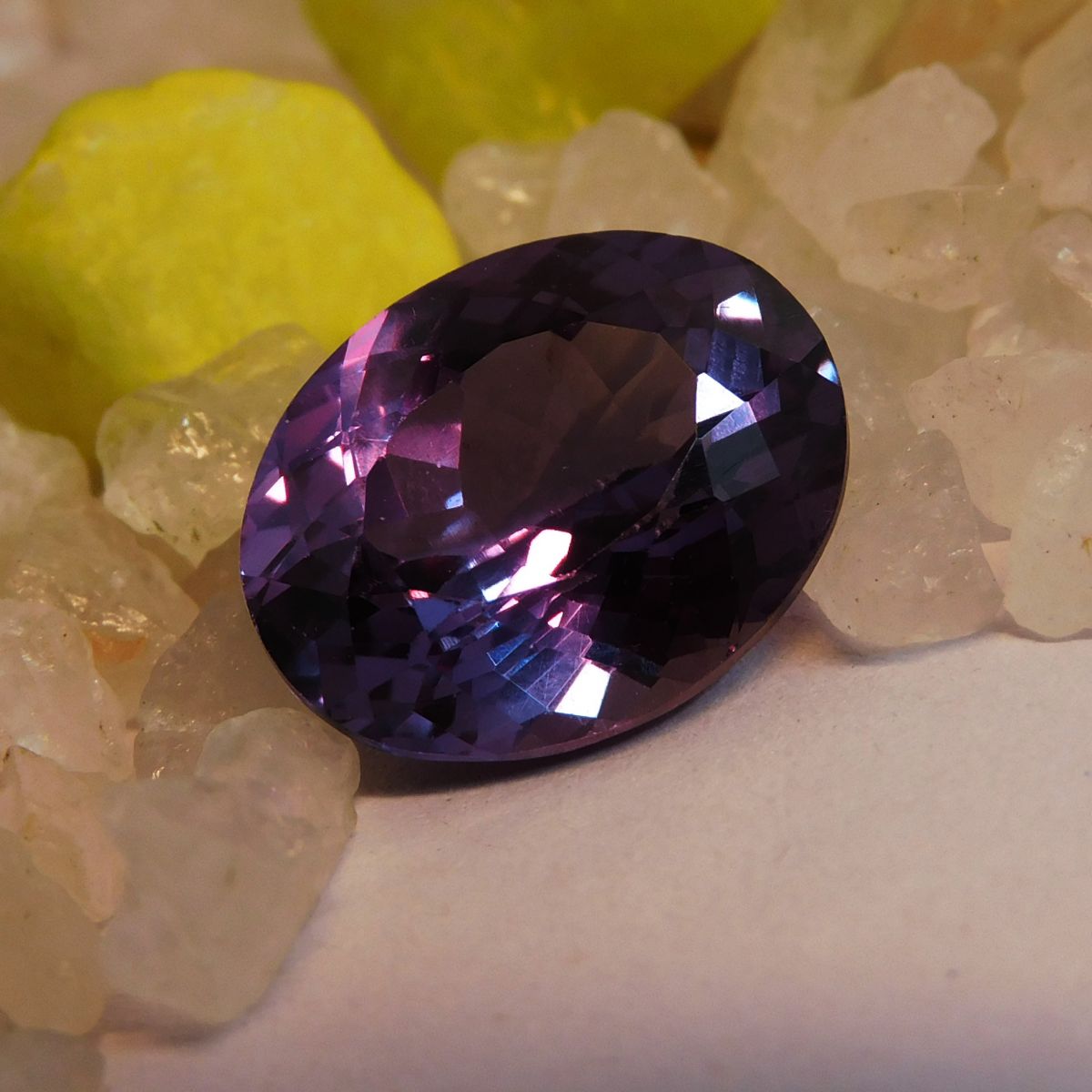 Natural Alexandrite Oval Cut Color Change 10.30 Carat CERTIFIED Loose Gemstones