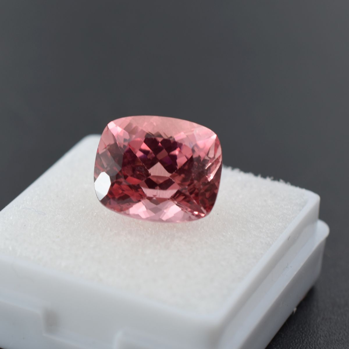 Sapphire CERTIFIED 10.65 Ct Natural Padparadscha Cushion Cut Loose Gemstone