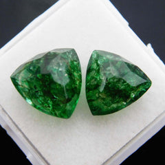 12 Ct Natural Untreated Green Colombian Emerald Certified Loose Gemstone