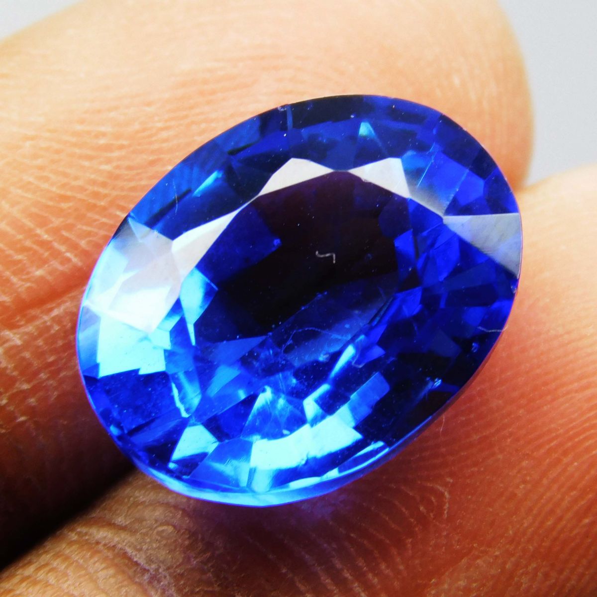 10.75 Ct Natural Blue Sapphire CERTIFIED Loose Gemstone Oval Cut Blue Sapphire