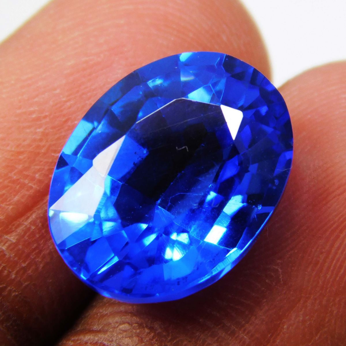 10.75 Ct Natural Blue Sapphire CERTIFIED Loose Gemstone Oval Cut Blue Sapphire