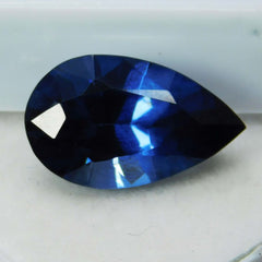 10.20 Ct Natural Blue Sapphire Loose Perfect Ring Gemstone CERTIFIED Pear Cut