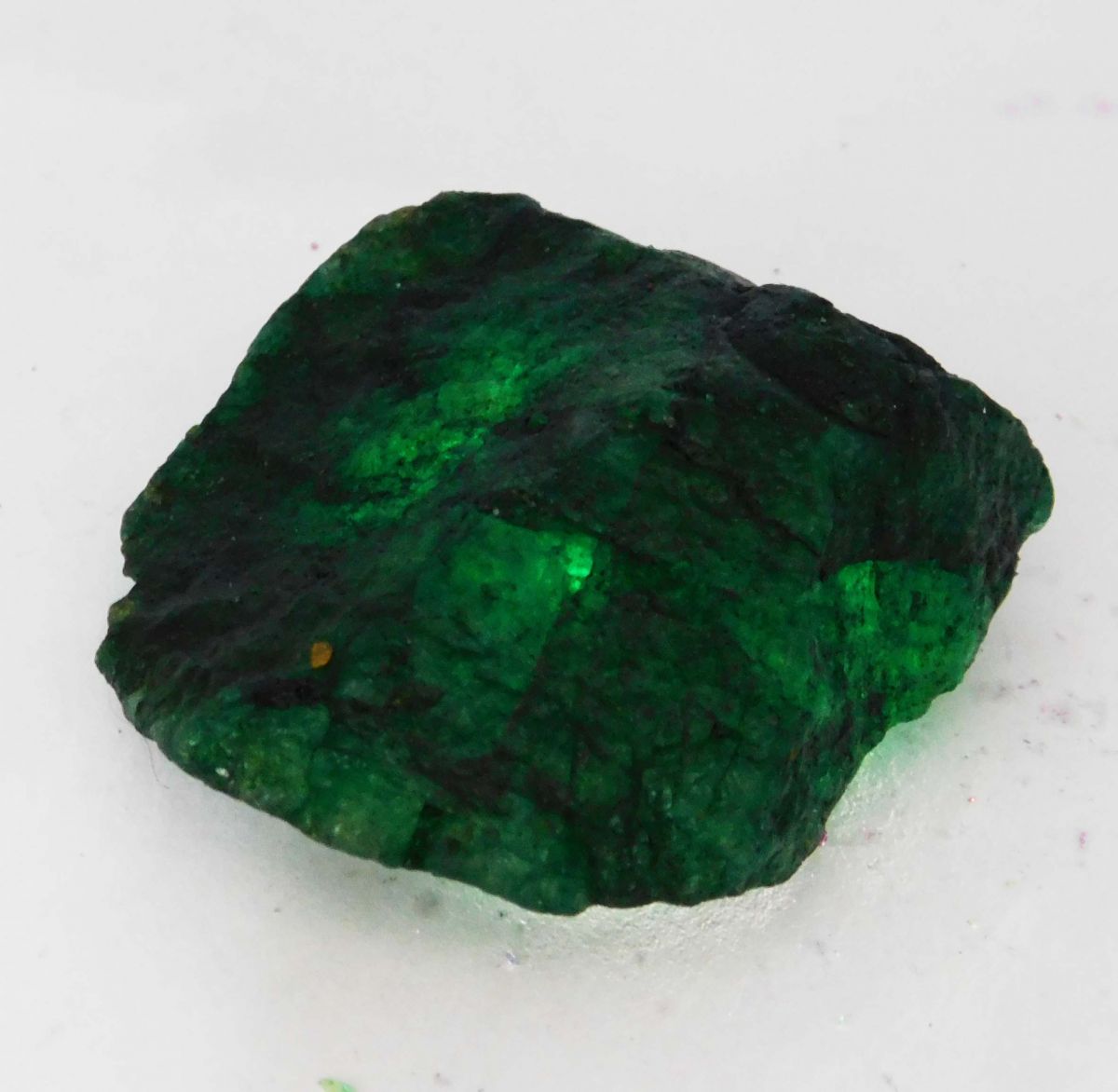 CERTIFIED 278 Ct Natural Emerald Huge Rough Earth Mined Green Loose Gemstone