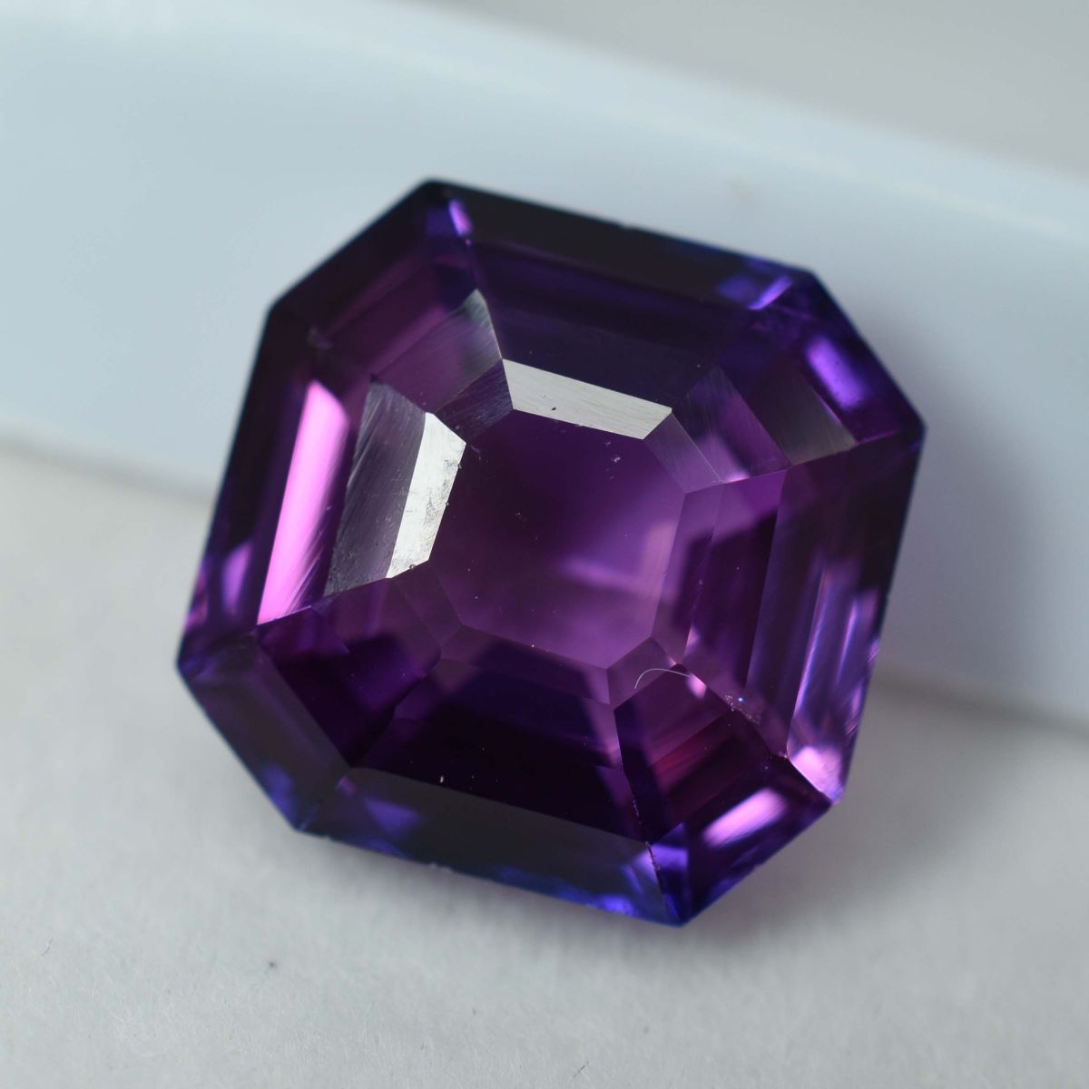 Earring Size 7.5 Ct Natural Purple Tanzanite Loose Gemstone CERTIFIED Square Cut