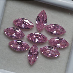 Natural Sapphire Pink Color Gemstone 49 Pcs CERTIFIED Marquise Cut 10x5 MM Lot