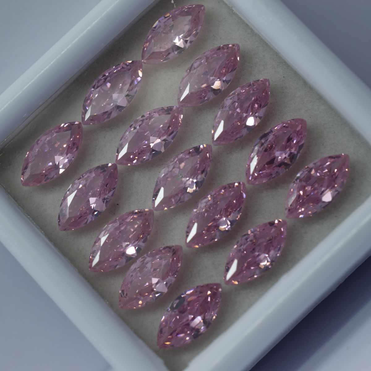 Natural Sapphire Pink Color Gemstone 49 Pcs CERTIFIED Marquise Cut 10x5 MM Lot