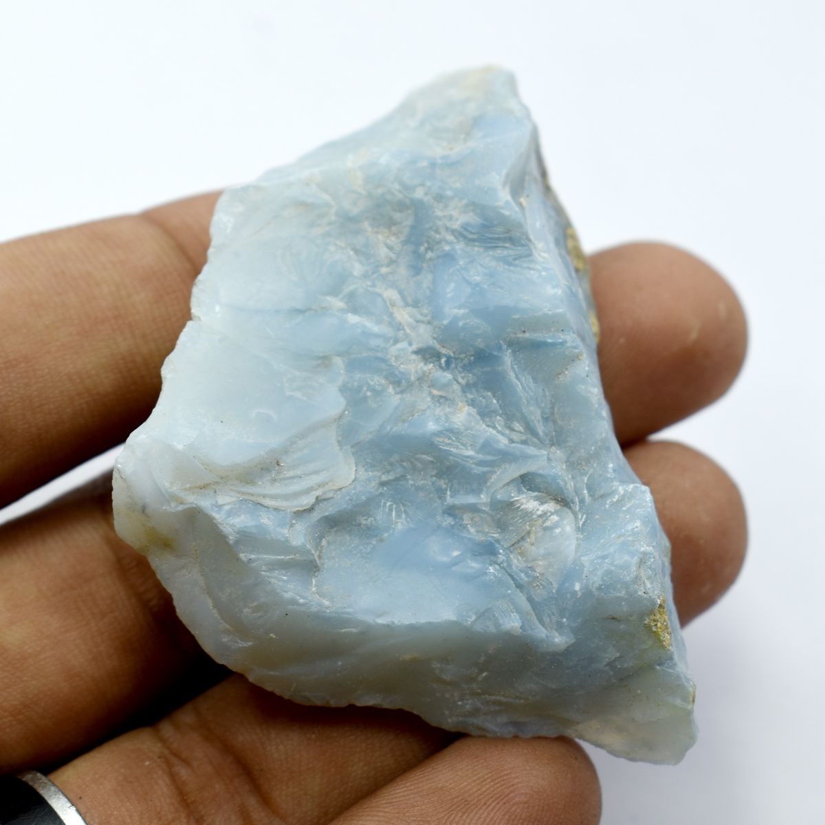 Natural Rough Earth Mined 161.15 Ct Blue Opal Gemstone Huge Size CERTIFIED