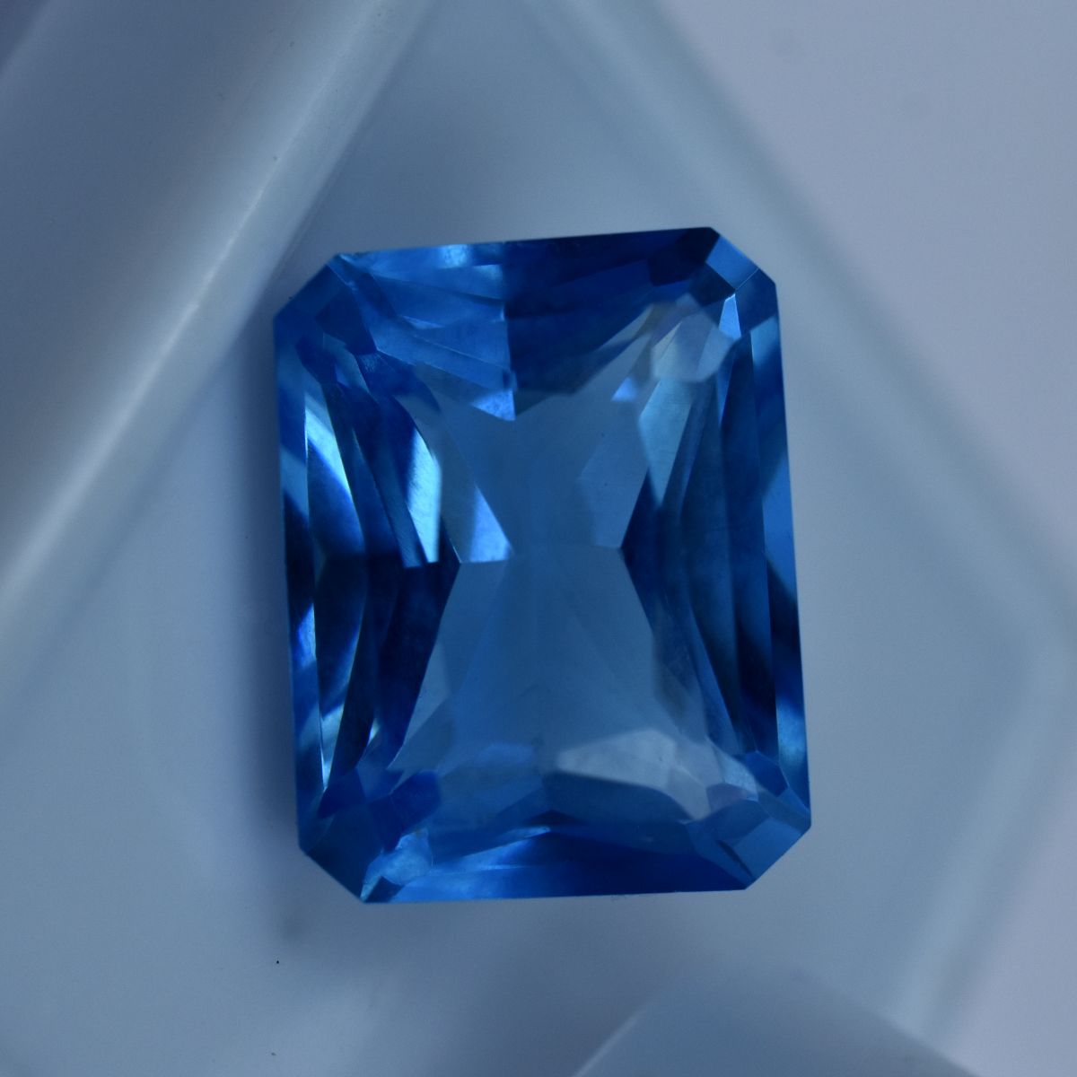 Best Natural Sapphire 9.40Ct CERTIFIED Loose Gemstone Brilliant Blue Emerald Cut