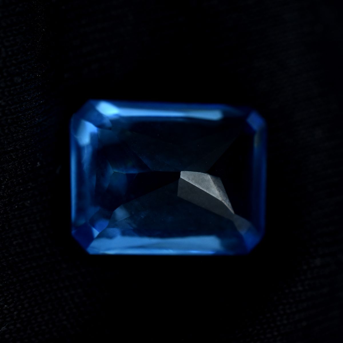 Best Natural Sapphire 9.40Ct CERTIFIED Loose Gemstone Brilliant Blue Emerald Cut