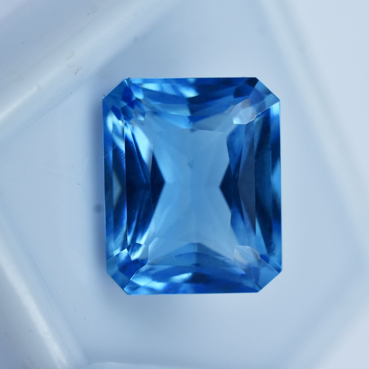 Sapphire Natural Blue 10.30 Carat Best Emerald Shape CERTIFIED Loose Gemstone.