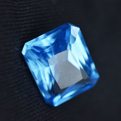 Sapphire Natural Blue 10.30 Carat Best Emerald Shape CERTIFIED Loose Gemstone.