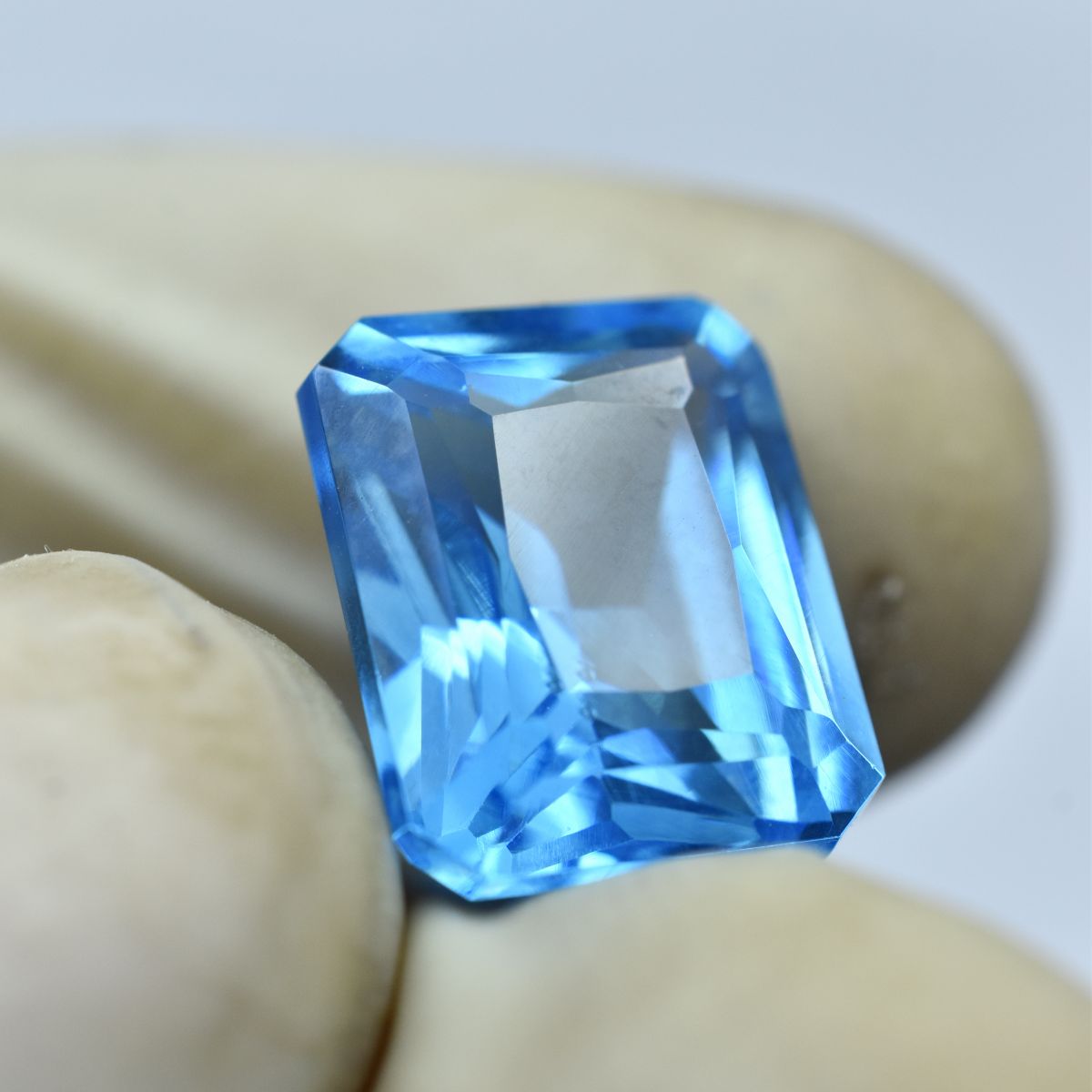 Sapphire Natural Blue 10.30 Carat Best Emerald Shape CERTIFIED Loose Gemstone.