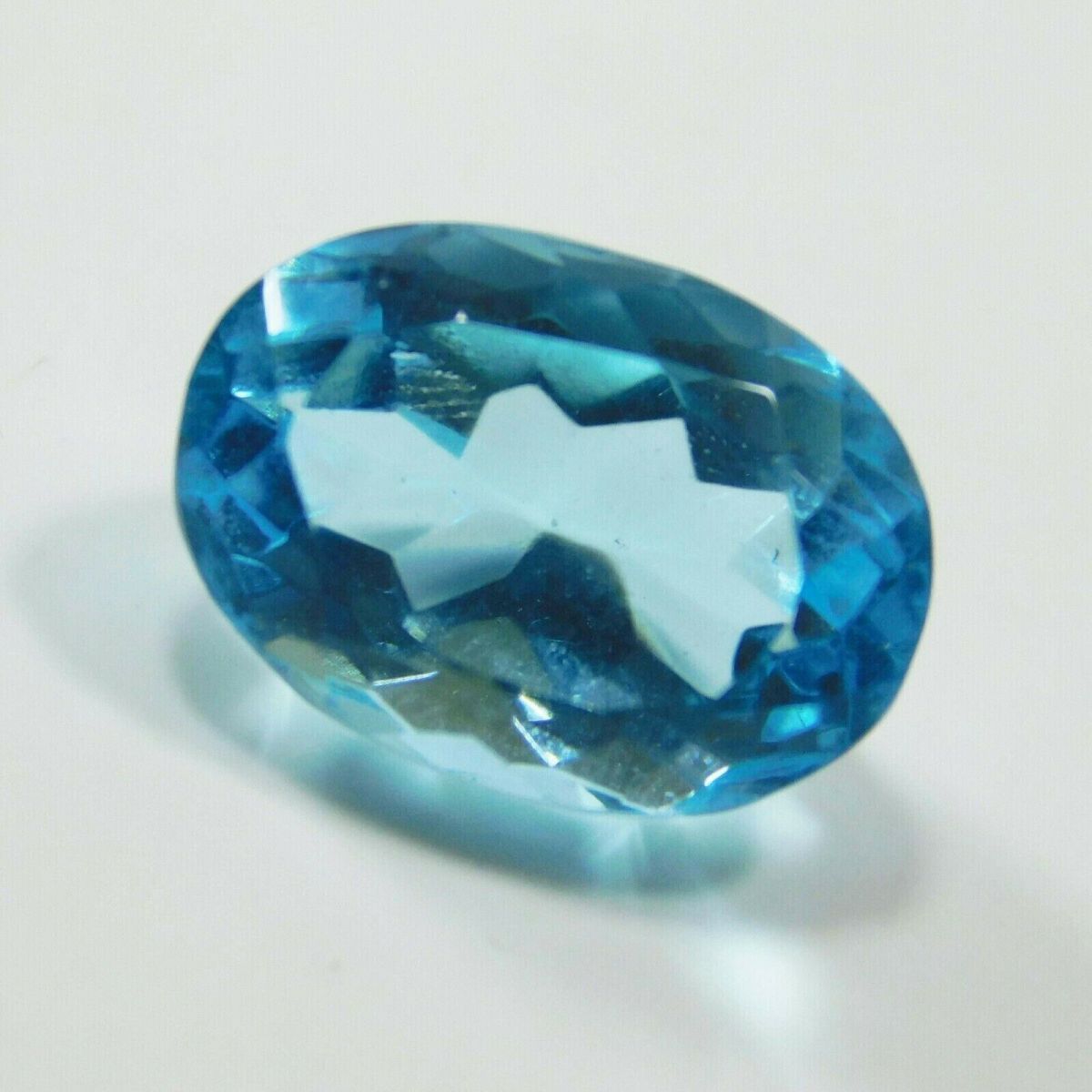 Aquamarine Ocean Blue 9.12 Carat Natural Oval Cut CERTIFIED Loose Gemstone