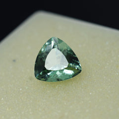 2 Ct Natural Grandidierite Bluish Green CERTIFIED Trillion Cut Loose Gemstone