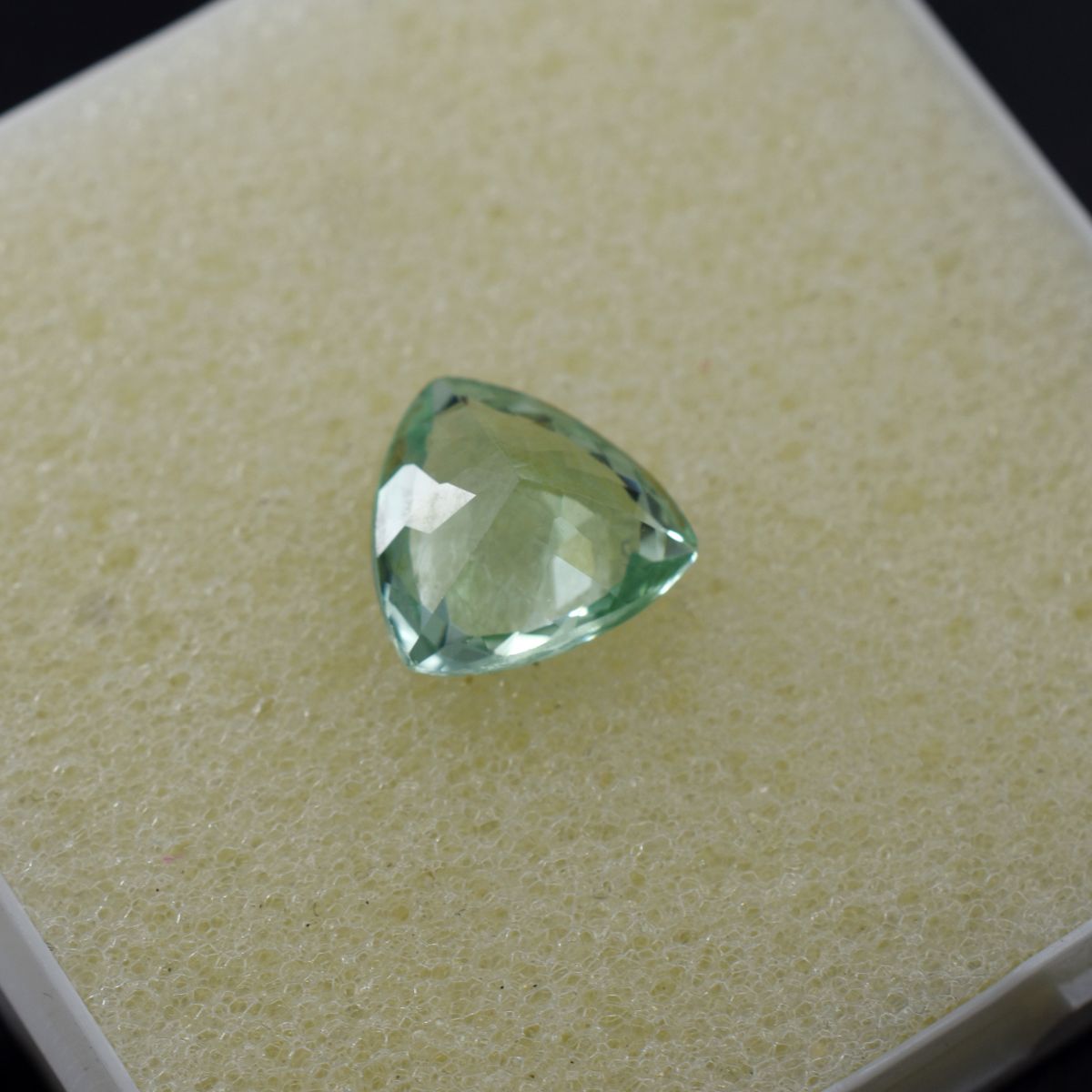 2 Ct Natural Grandidierite Bluish Green CERTIFIED Trillion Cut Loose Gemstone