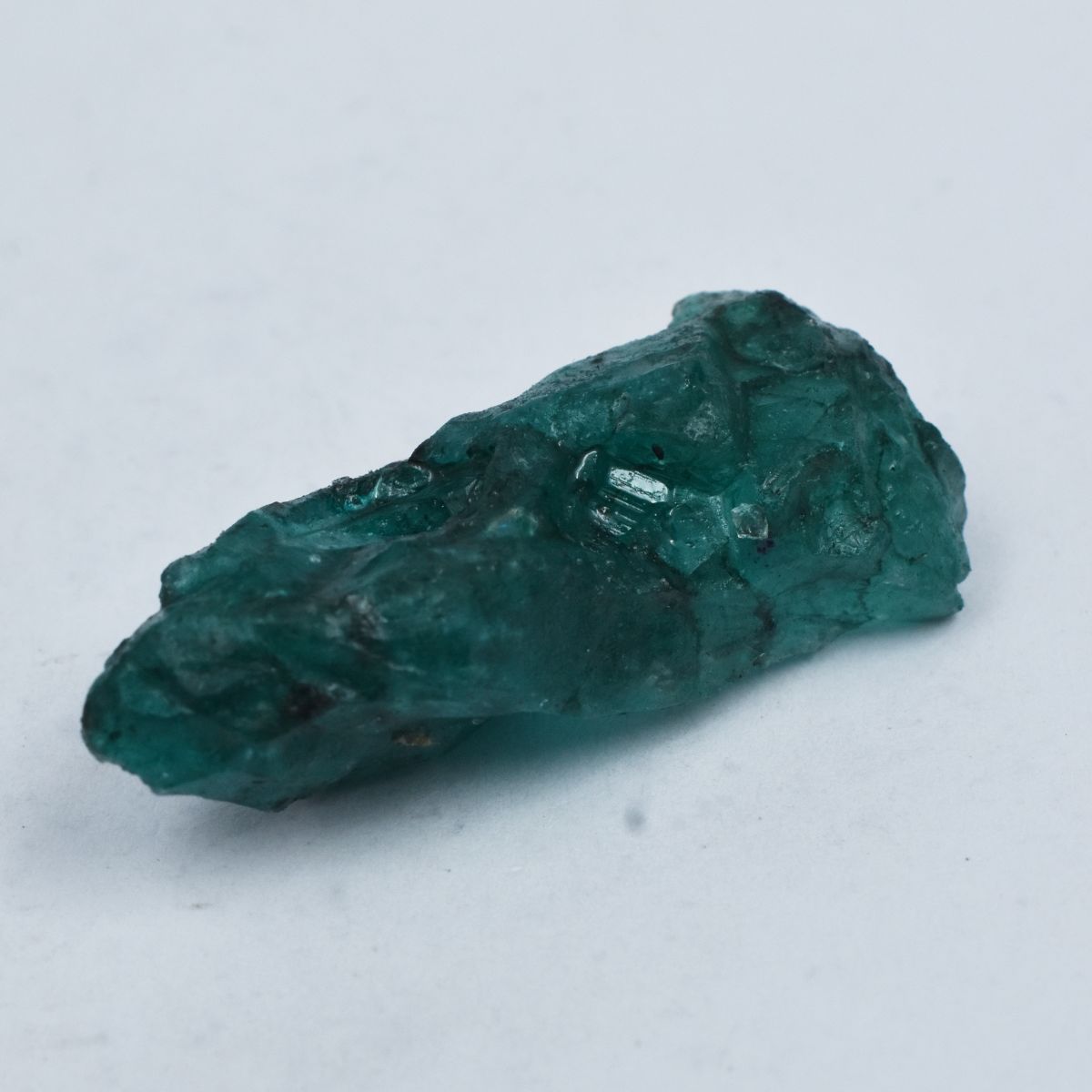 55.80 Ct Natural Emerald Green Rough Uncut Raw Loose Gemstone CERTIFIED