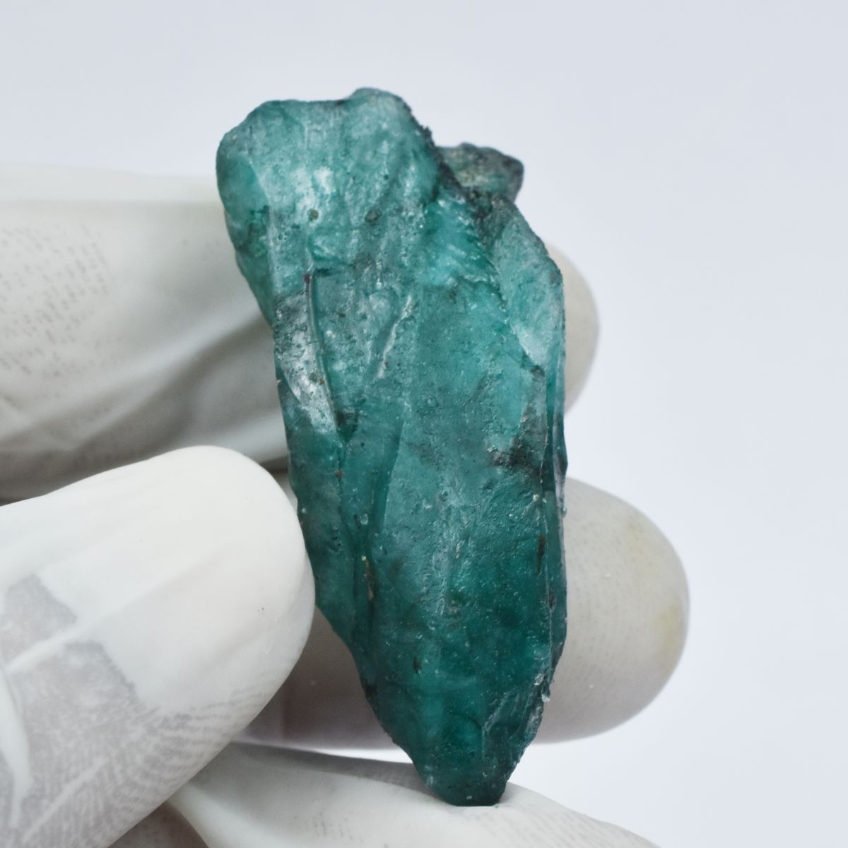 55.80 Ct Natural Emerald Green Rough Uncut Raw Loose Gemstone CERTIFIED