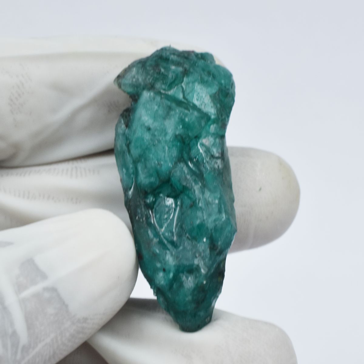 55.80 Ct Natural Emerald Green Rough Uncut Raw Loose Gemstone CERTIFIED