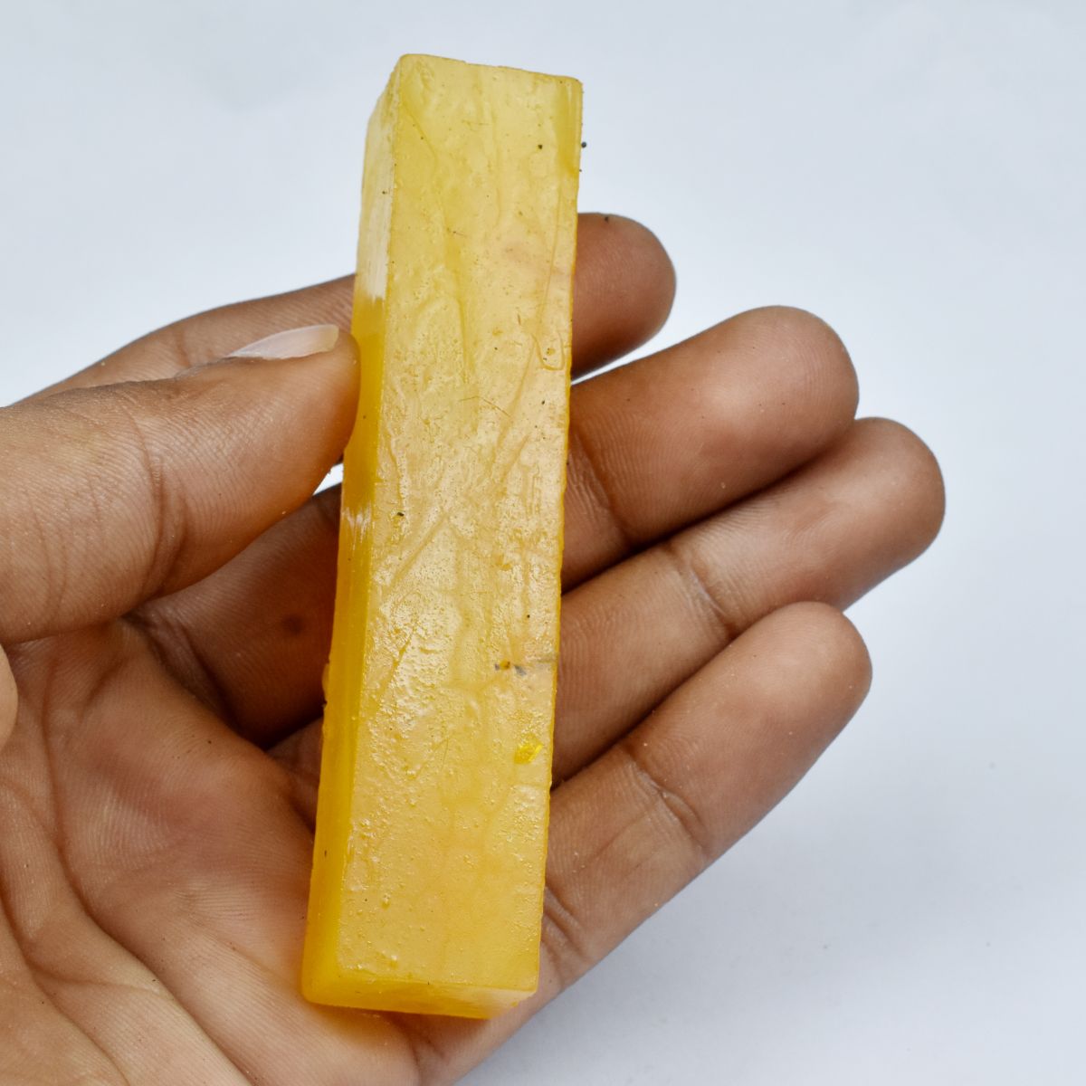 CERTIFIED Yellow Raw Sapphire Natural Uncut Rough 371.55 Ct Loose Gemstone