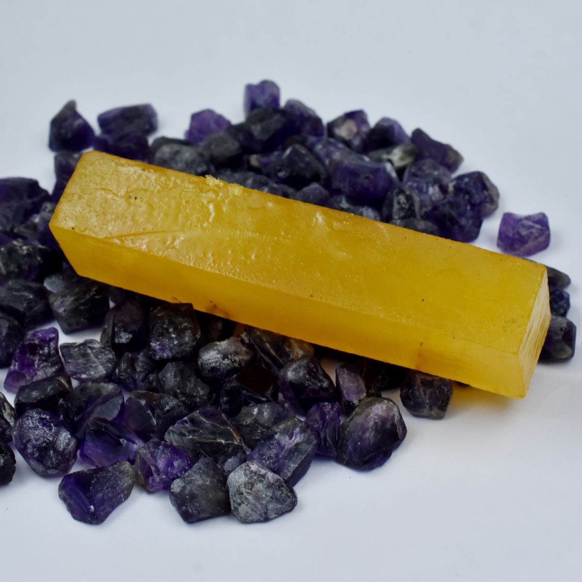 CERTIFIED Yellow Raw Sapphire Natural Uncut Rough 371.55 Ct Loose Gemstone