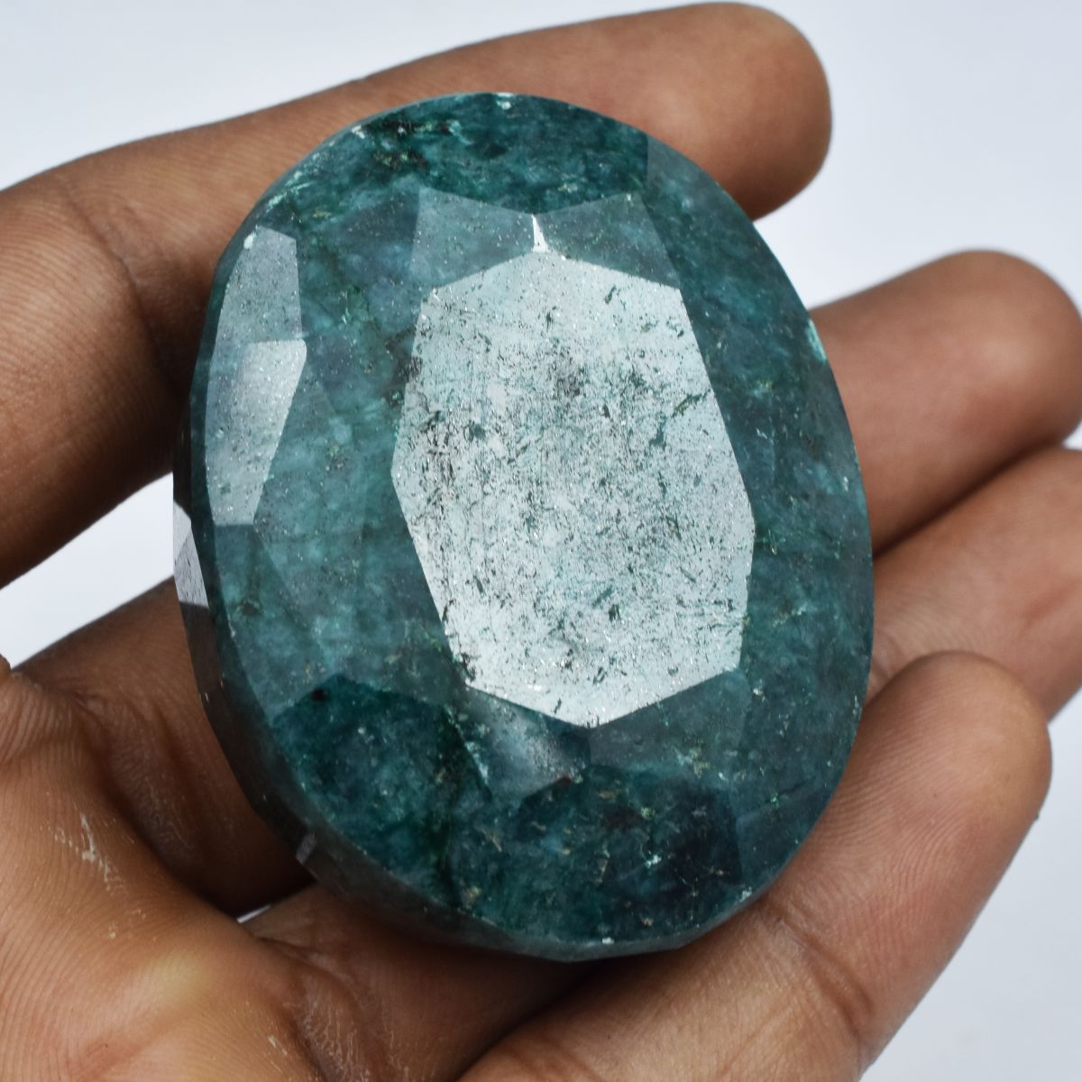 Natural Loose Gemstone 550.25 Ct Oval Cut Emerald Green Huge Size CERTIFIED