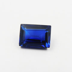 Blue Tanzanite Emerald Cut 5.90 Ct Natural CERTIFIED Rare Loose Gemstone