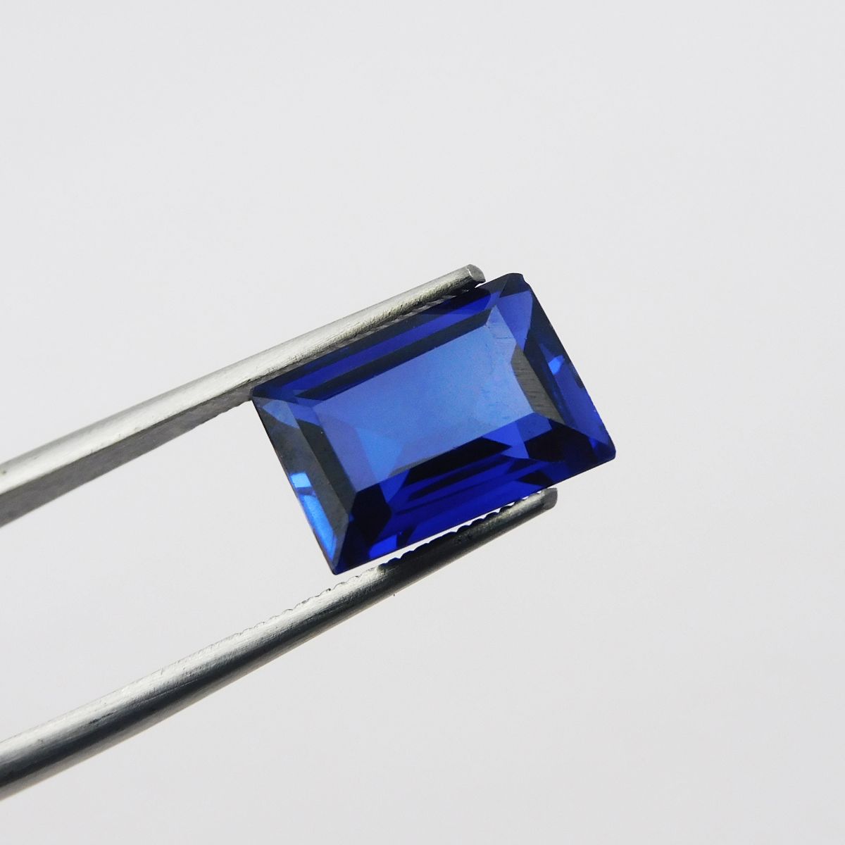 Blue Tanzanite Emerald Cut 5.90 Ct Natural CERTIFIED Rare Loose Gemstone