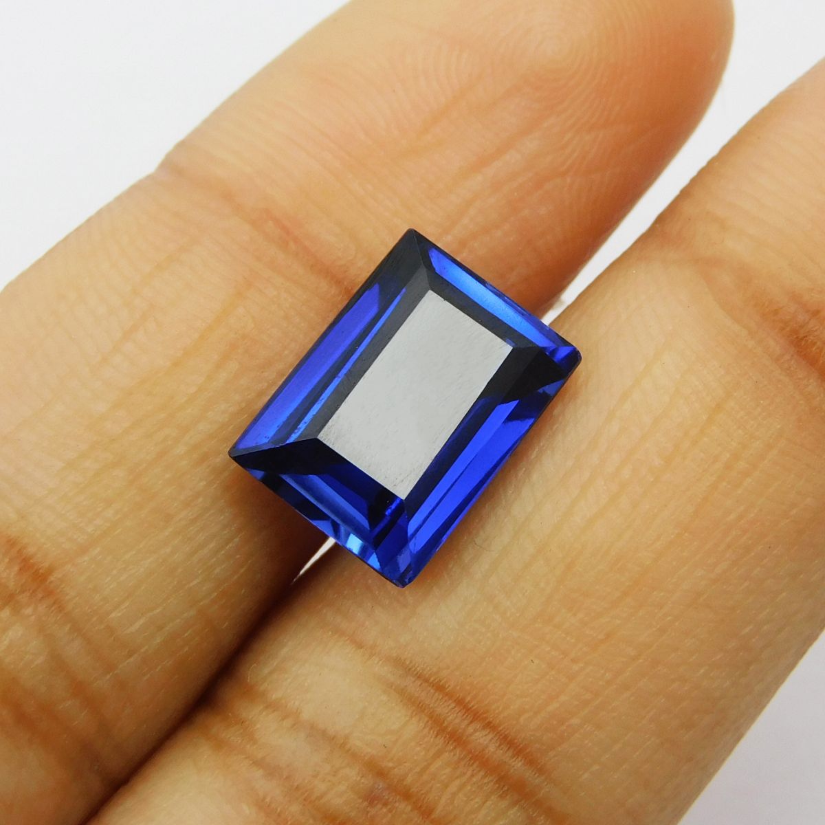 Blue Tanzanite Emerald Cut 5.90 Ct Natural CERTIFIED Rare Loose Gemstone