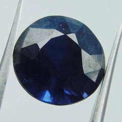 Round Cut Sapphire 4 Ct Natural Blue Sapphire Ring Size CERTIFIED Loose Gemstone