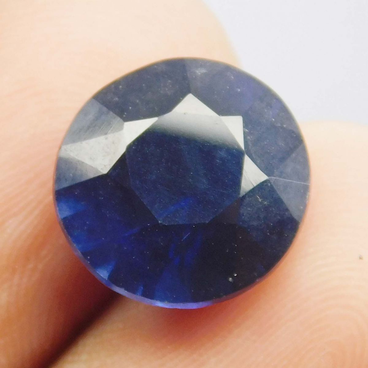 Round Cut Sapphire 4 Ct Natural Blue Sapphire Ring Size CERTIFIED Loose Gemstone